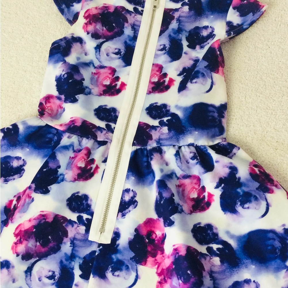 KIDPIK Purple floral dress for girls size 5/6 - Picture 5 of 7